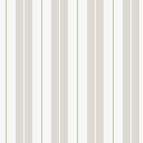 Sanders & Sanders behang strepen grijs en groen - 53 cm x 10.05 m - 640696