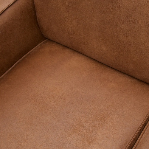 WOOOD hoekbank rechts Statement - Ecoleer - Cognac - 77x274x210 - vtwonen shop