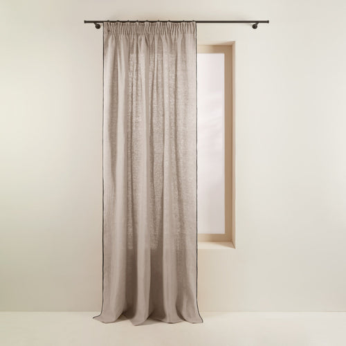 Madura gordijn Carlina - natural/zwart - 200x280cm