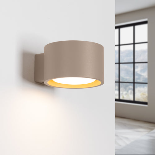 Sollux Lighting Wandlamp MODO 1 taupe Gx53 - 10x12x6cm