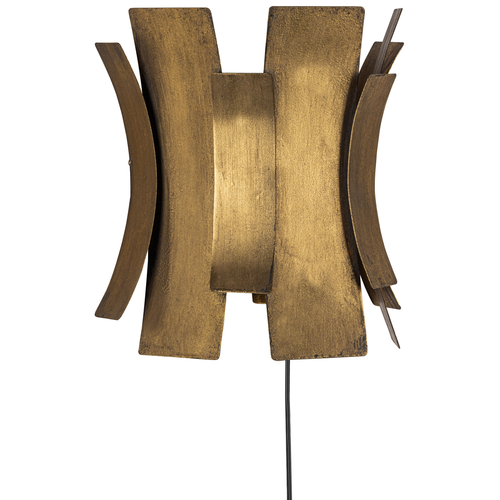 BePureHome wandlamp Course - Metaal - Antique brass - 27x25x16 - vtwonen shop