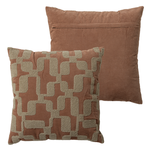 WOOOD kussens roze/zand Luvo - Set Van 4 - 50x50x10