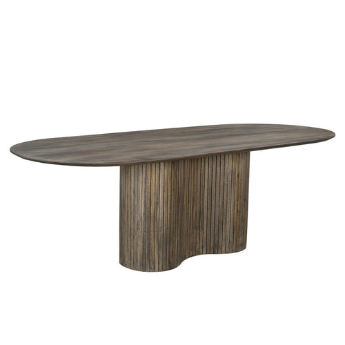 Giga Meubel Eettafel Ava - Ovaal - Mangohout - 300cm