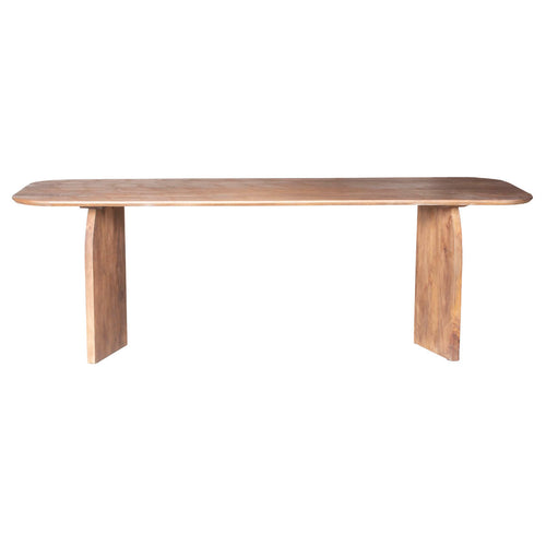 Giga Meubel Eettafel Dalarna - Deens Ovaal Donkerbruin Hout - 280x100x76cm - vtwonen shop