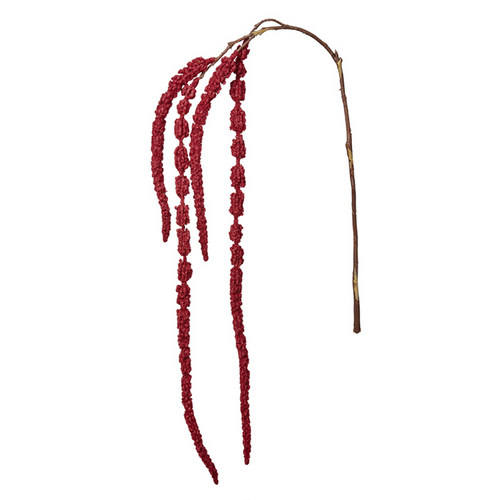 Sia Deco Kunstmatige Hangende Amarant Stengel - Rood - H119 - vtwonen shop