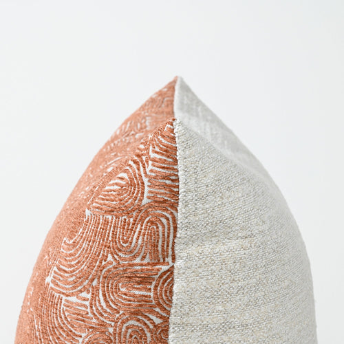 Darcy & Duke sierkussen Rusted Swirl - Oranje - 40x60cm