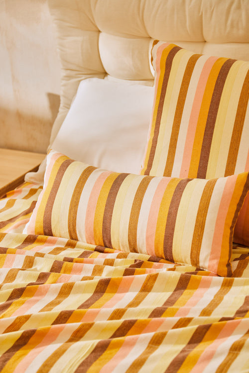 Calma House Kussenhoes Luxor - Mosterd - 30x60