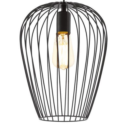 EGLO hanglamp Newtown - e27 - ø 27,5 cm - zwart