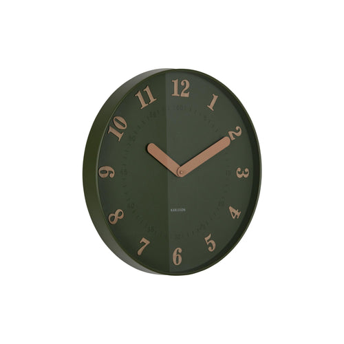 Karlsson wandklok Amena - groen - Ø40cm - vtwonen shop