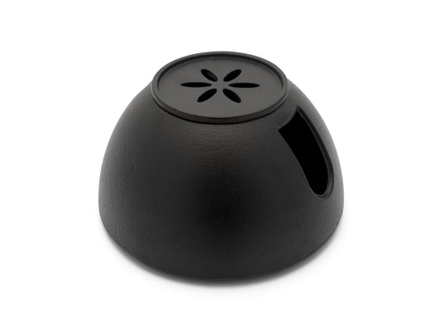 Bredemeijer - Gietijzeren theeset Sencha - 1,2 liter - Zwart - Theepot met theelicht - vtwonen shop