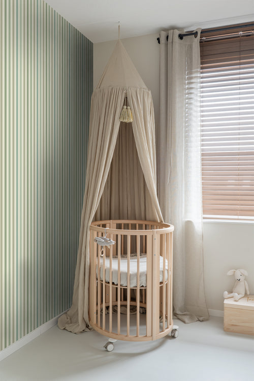 ESTAhome behang strepen groen - 50 x 900 cm - 131603 - vtwonen shop