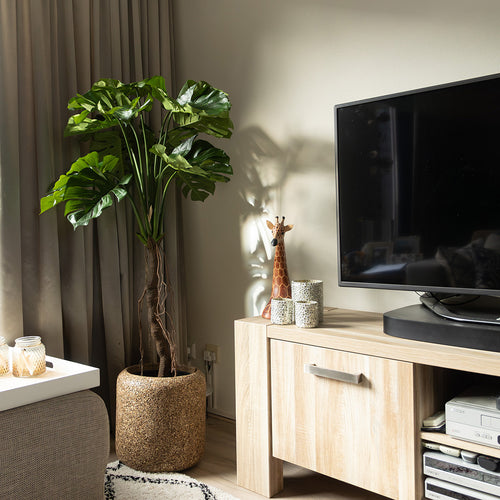 Maxifleur Monstera Deluxe Kunstboom op stam 130cm