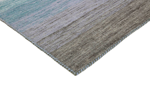 Vloerkleed MOMO Rugs Panorama Kelim Grey Blue 80x300 cm - vtwonen shop