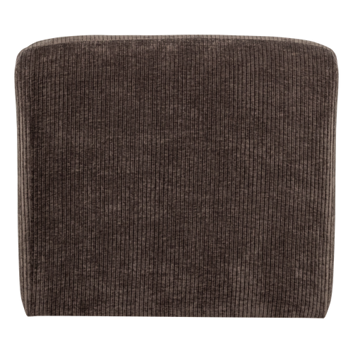 WOOOD 1-zits bank Mojo Base - Ribstof - Bruin - 74x84x97