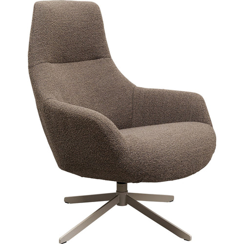 Kare Design Draaifauteuil Mimi bruin