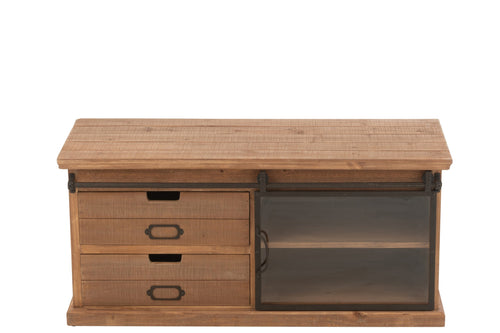 J-Line tv kast Sia - hout - naturel