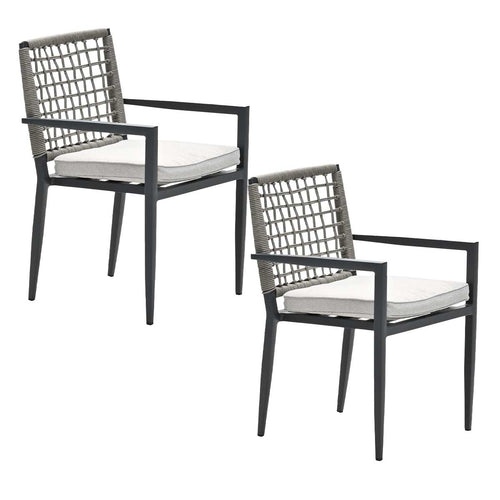 Garden Impressions tuinstoel Burela taupe set van 2 - vtwonen shop