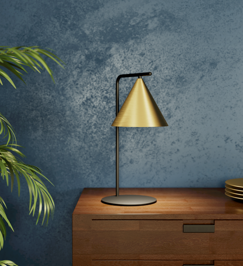 EGLO tafellamp Narices - e27 - 50 cm - zwart/goud - vtwonen shop