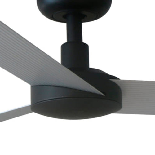 Faro CRUISER Extra grote zwarte DC-plafondventilator, 6 snelheden, aluminium blad