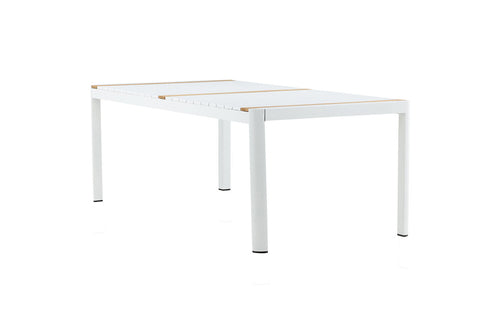 Rebellenclub Rechthoekige Tuintafel Ferna - 200 x 100cm - Wit - vtwonen shop