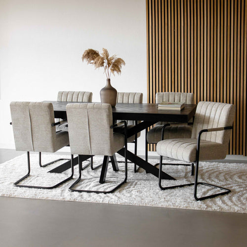 Kick buisframe stoel Isa - Beige - vtwonen shop