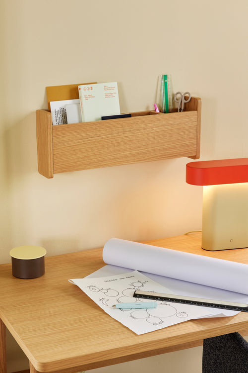 Hübsch organiser AtHand - mdf/eikenfineer - 48x9xh18cm - vtwonen shop