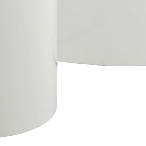 BRAM Salontafel Gubbio - 48 x 33cm - Wit - Set van 2