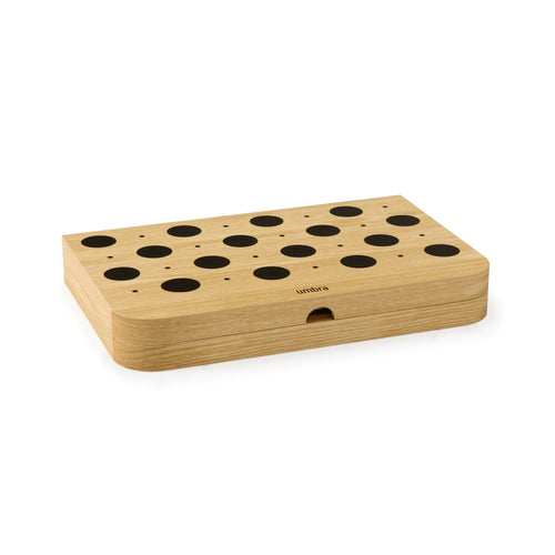 Umbra bordspel voor backgammon en dammen Blitz - 37 x 24 x 5 cm - naturel