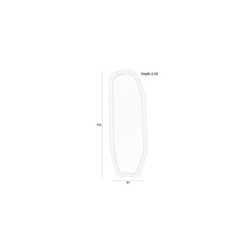 Zuiver Reverse Spiegel/ Wandspiegel - Beige - vtwonen shop