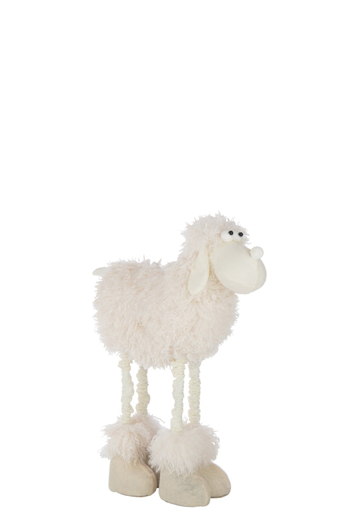 J-Line figuur Rendier - polyresin - wit - large - vtwonen shop