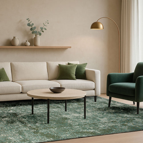 Lola&Moi vloerkleed Jodhpur - groen - 200x280cm - vtwonen shop