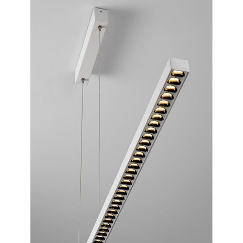 Nova Luce DEOS Hanglamp voor aan het plafond, zandwit, Triac dimbare LED 25W 2255lm 3000K