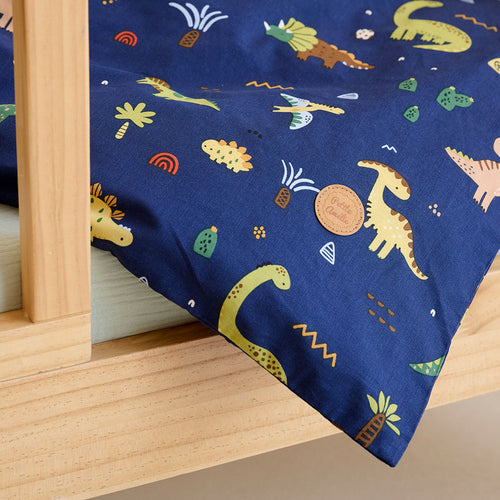 Petite Amélie Dekbedovertrekset – 140x200 cm – 100% Biologisch Katoen – Dino - vtwonen shop