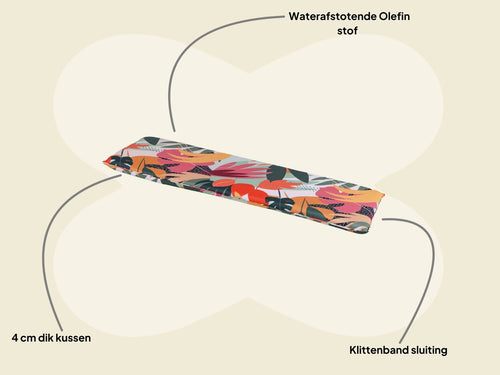 MaximaVida bankkussen Vaiana 116 x 30 x 4 cm - waterafstotend