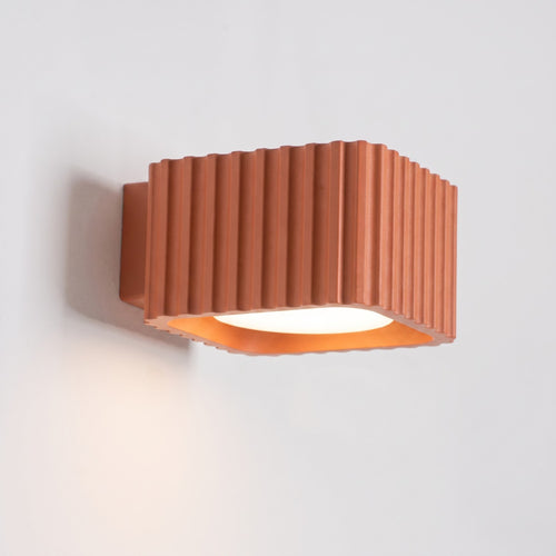 Sollux Lighting Wandlamp RIFF rode oker Gx53 - 10x12x6cm