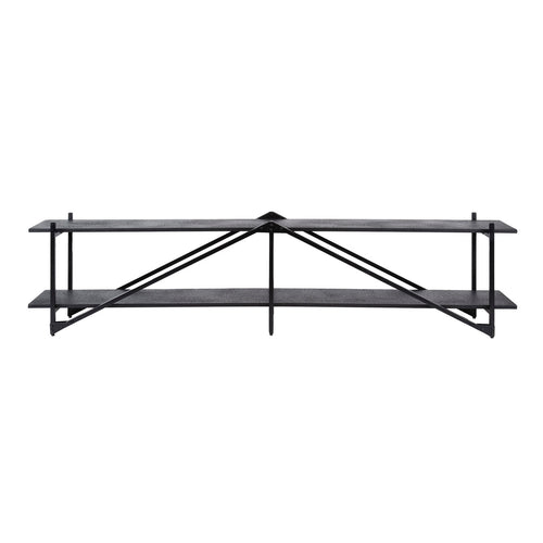Giga Meubel Tv-Meubel Piega - Zwart - 220x35x51cm - vtwonen shop