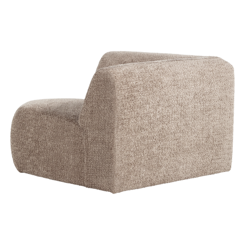 WOOOD hoekelement recht Mojo Base - Wollig - Donkerzand - 74x105x105