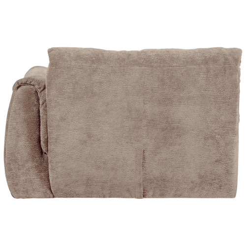 WOOOD 1-zits met arm rechts Baggy - Chenille - Zand - 81x114x101 - vtwonen shop