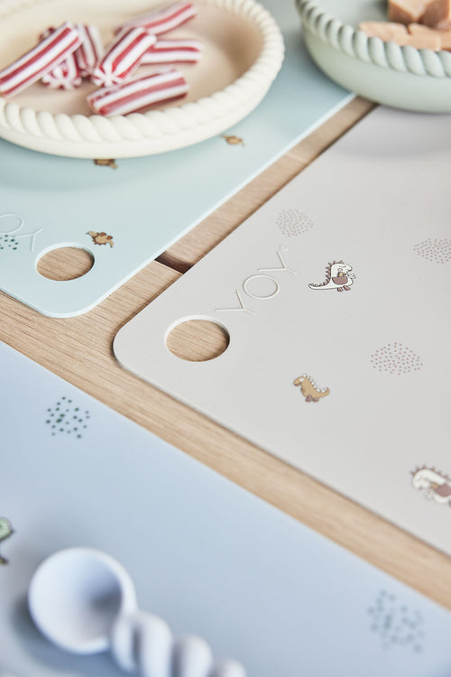 OYOY Tafelset Dino - silicone - vtwonen shop