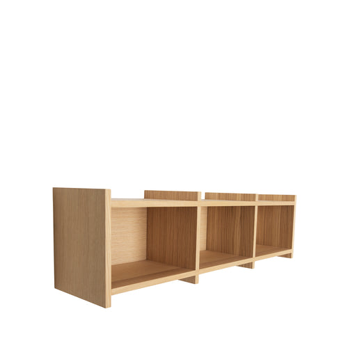 Hübsch plank Focal - mdf/eiken fineer - 80x20xh23cm