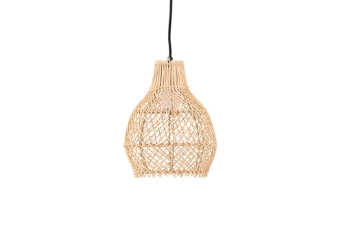 Rebellenclub Hanglamp Glen - ø20cm - Naturel Rattan - vtwonen shop