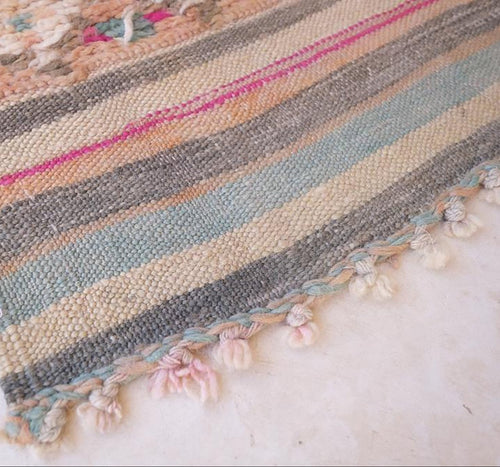 AFK Living vloerkleed Berber - handgemaakt - Wol - 155 x 363 cm