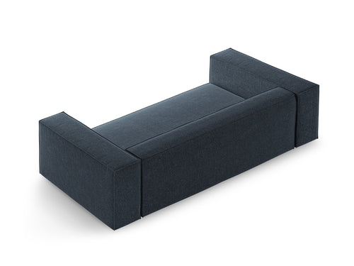 Cosmopolitan Design Bank Arendal 2-zits, chenille koningsblauw - 102x180x70cm