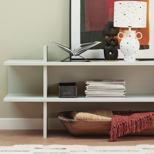 WOOOD bijzettafel Jana - Grenen - Mist - 70x180x35 - vtwonen shop