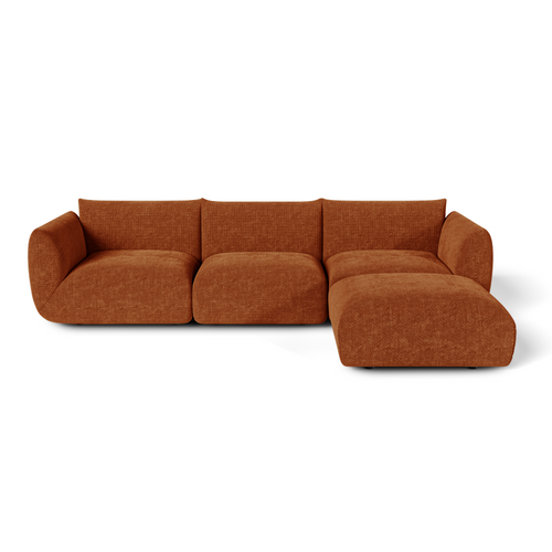 Sia Home - Modulaire hoekbank NOOMA - chenillefluweel  313cm