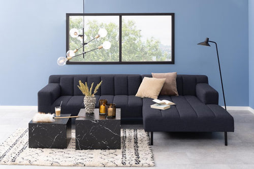 BRAM Salontafel Gubbio - 58 x 58 cm - Zwart - Set van twee - vtwonen shop