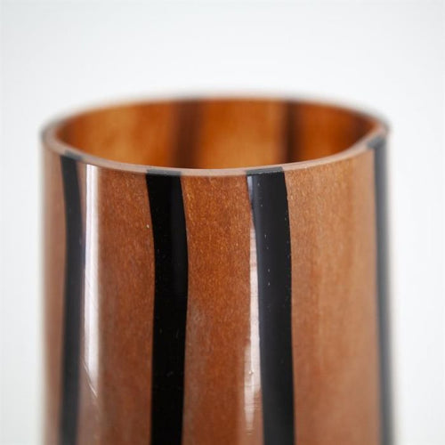 FurniLux Vaas Niala bruin  12x12x32 cm - vtwonen shop