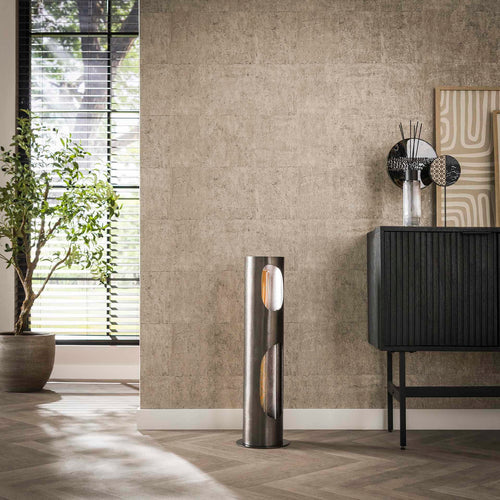 Giga Meubel Vloerlamp Organic - Zwart Metaal - 2-Lichts - 20x20x65cm