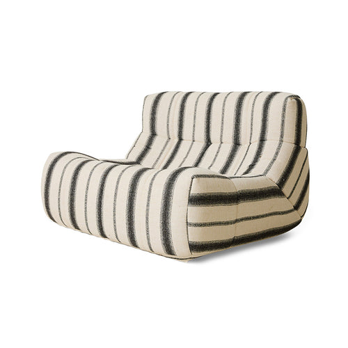 HKLIVING Outdoor stoel Lazy lounge – chalkstripe - vtwonen shop