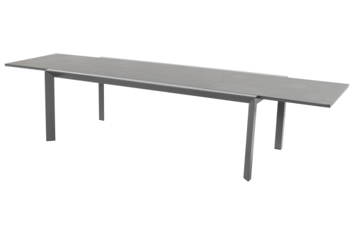 Hartman Uitschuifbare Tuintafel California - Grijs Glas - 220/340cm - vtwonen shop